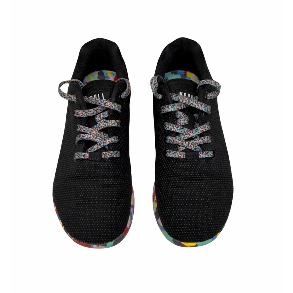 NOBULL Black Multicolor Outwork Trainer Shoes - Men's Size 7, Women's Size 8.5 - Picture 3 of 12